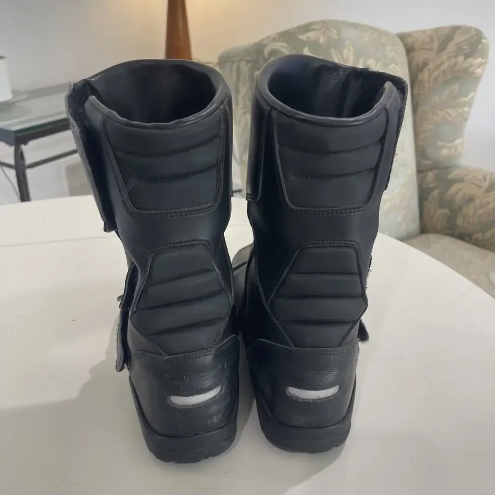 Alpinestars Men 10.5 Waterproof Motorcycle Boots Size Vintage Flaw